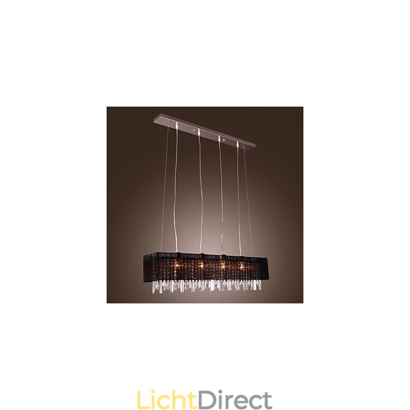 Moderne eigentijdse eiland kristal andere metalen hanglamp