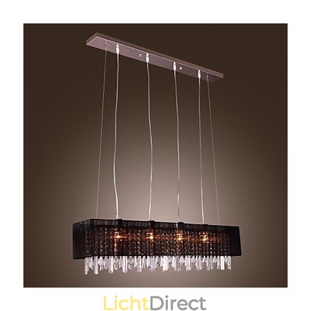 Moderne eigentijdse eiland kristal andere metalen hanglamp