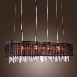 Moderne eigentijdse eiland kristal andere metalen hanglamp