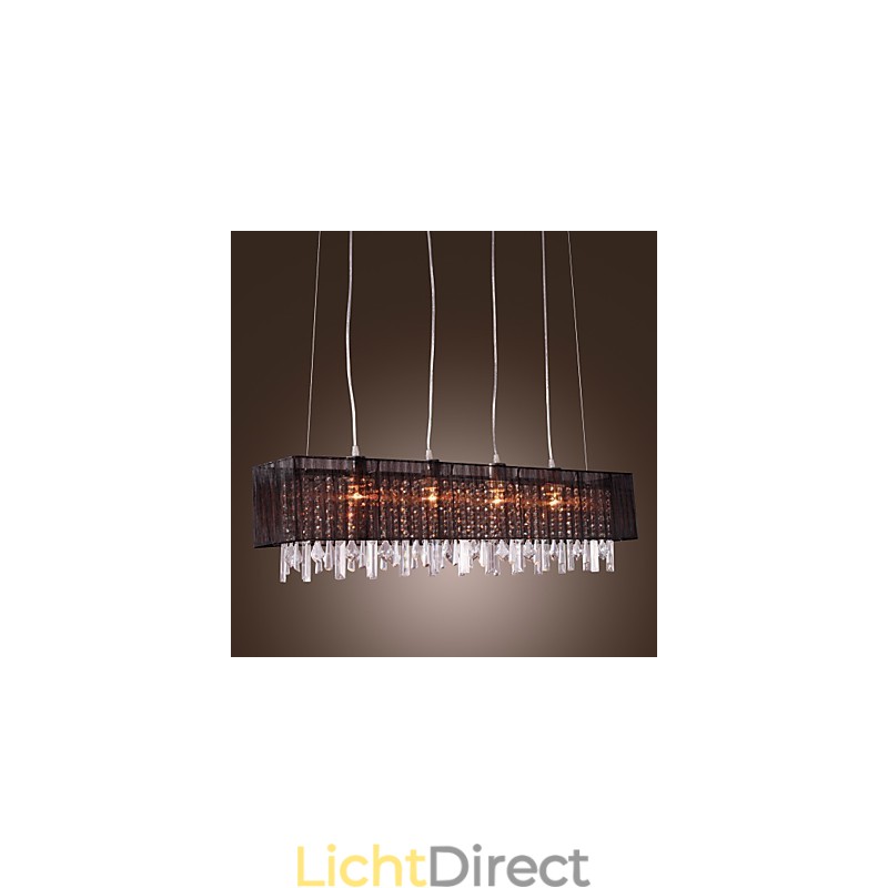 Moderne eigentijdse eiland kristal andere metalen hanglamp