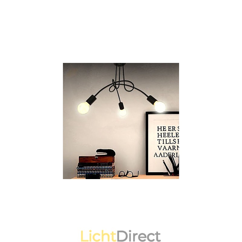 Moderne hedendaagse schilderij metalen kroonluchter