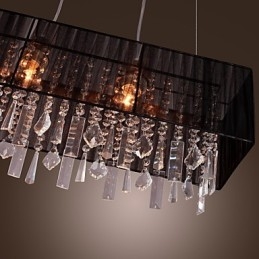 Moderne eigentijdse eiland kristal andere metalen hanglamp