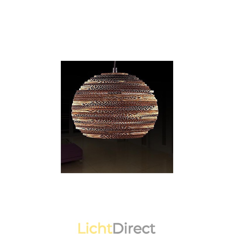 Rustieke Lodge Globe Drum Island Bowl Vintage Lantaarn Landelijke Metalen Hanglamp