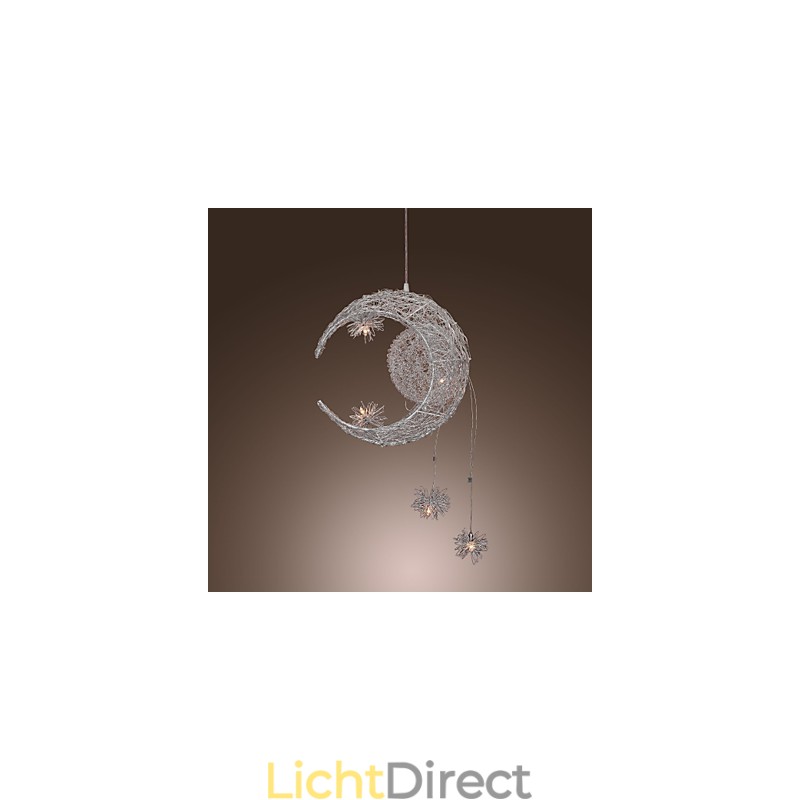 Moderne, eigentijdse Globe Mini-stijl gegalvaniseerde metalen hanglamp
