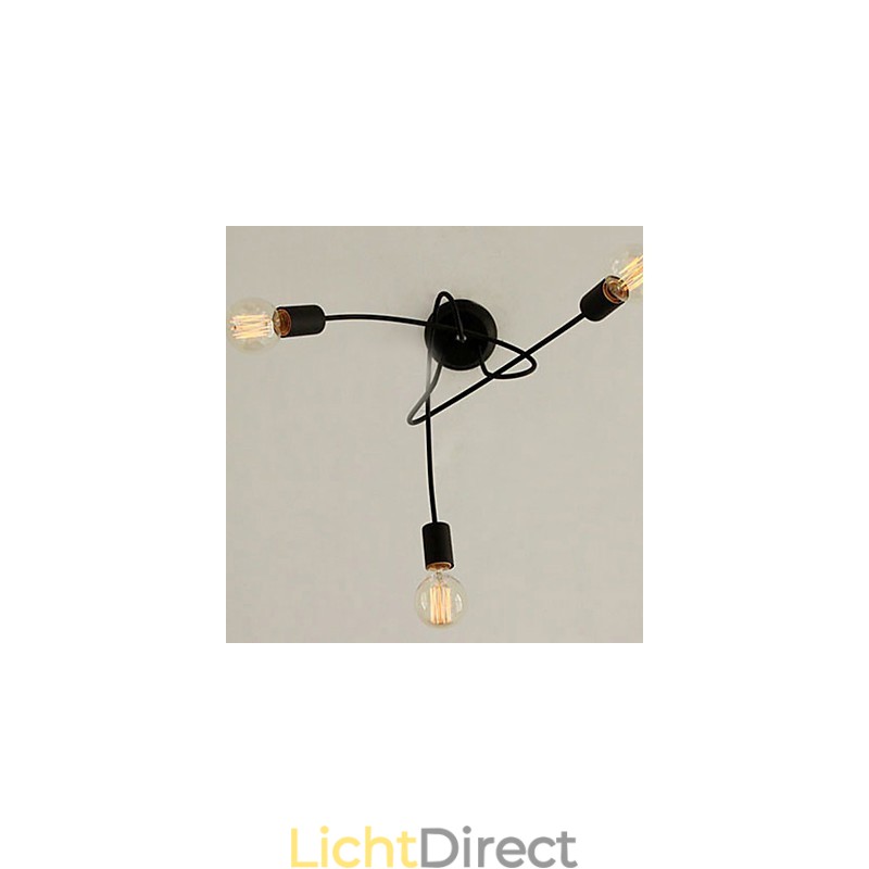 Moderne hedendaagse schilderij metalen kroonluchter