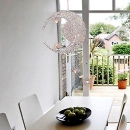 Moderne, eigentijdse Globe Mini-stijl gegalvaniseerde metalen hanglamp