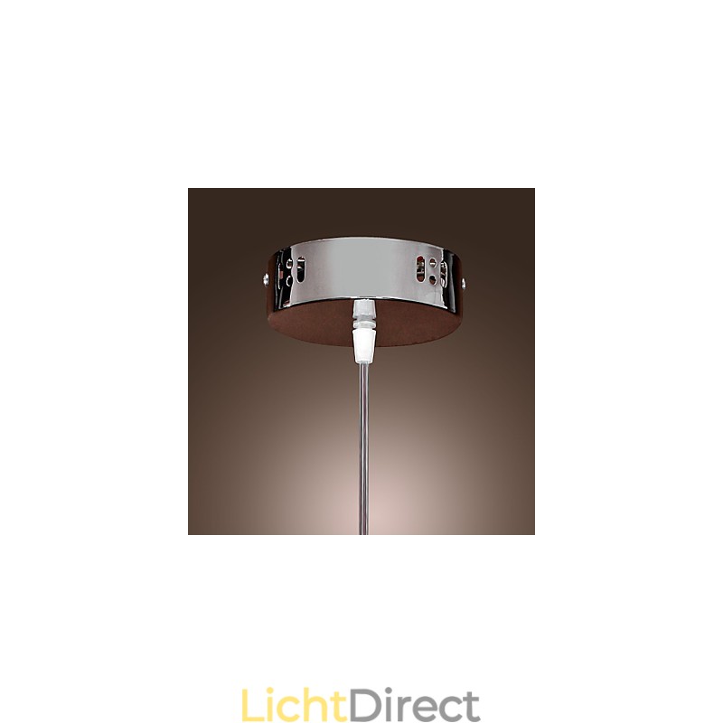 Moderne, eigentijdse Globe Mini-stijl gegalvaniseerde metalen hanglamp