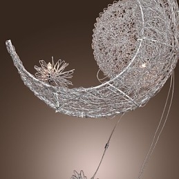 Moderne, eigentijdse Globe Mini-stijl gegalvaniseerde metalen hanglamp