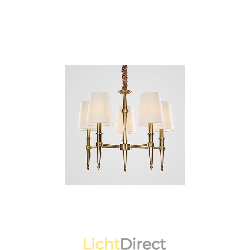 Puur witte moderne, eigentijdse decoratieve design hanglampfamilie