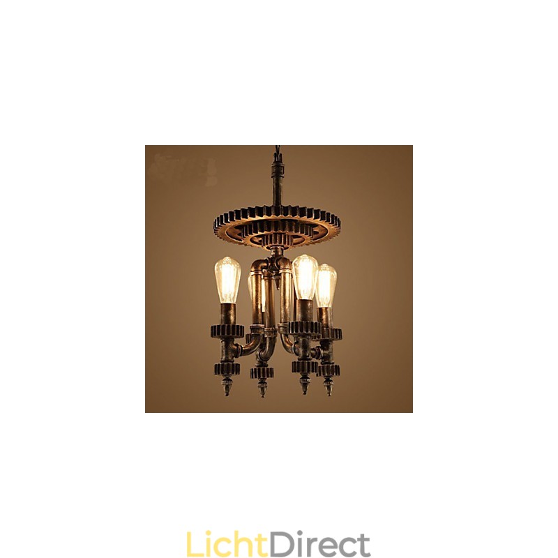 Retro mechanische apparatuur winkel decoratieve verlichting