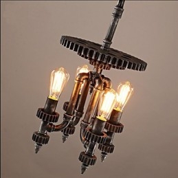 Retro mechanische apparatuur winkel decoratieve verlichting