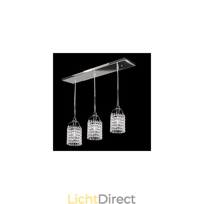 Kristallen metalen hanglamp