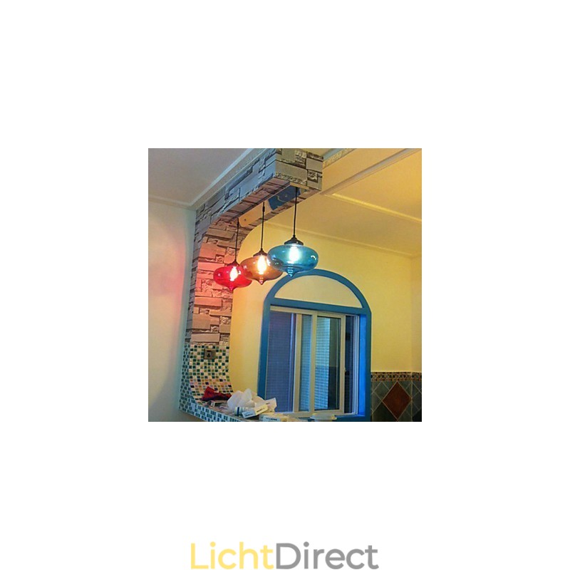 Bubble Design Hanglamp 1 Licht met Transparante Kap