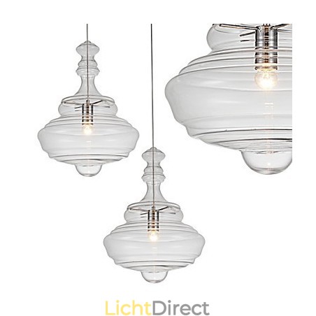 Artistieke hanglamp 1 licht moderne eenvoud kleurloos helder glas Artistieke hanglamp 1 licht moderne eenvoud kleurloos helder glas