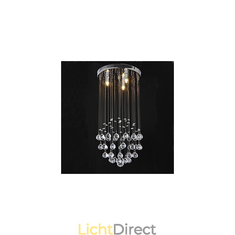 Traditionele klassieke kristalchroom metalen inbouw