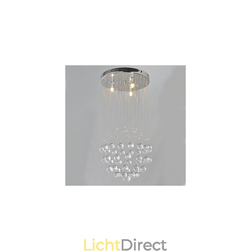 Traditionele klassieke kristalchroom metalen inbouw