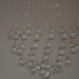 Traditionele klassieke kristalchroom metalen inbouw