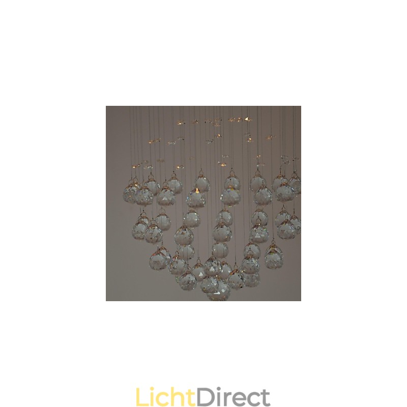 Traditionele klassieke kristalchroom metalen inbouw