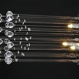 Traditionele klassieke kristalchroom metalen inbouw