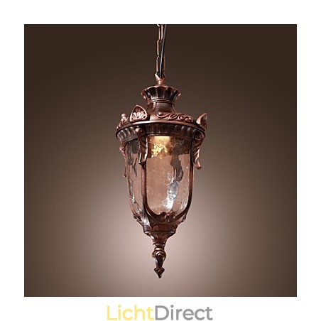 Antiek geïnspireerde hanglamp met 1 lichtbron Antiek geïnspireerde hanglamp met 1 lichtbron