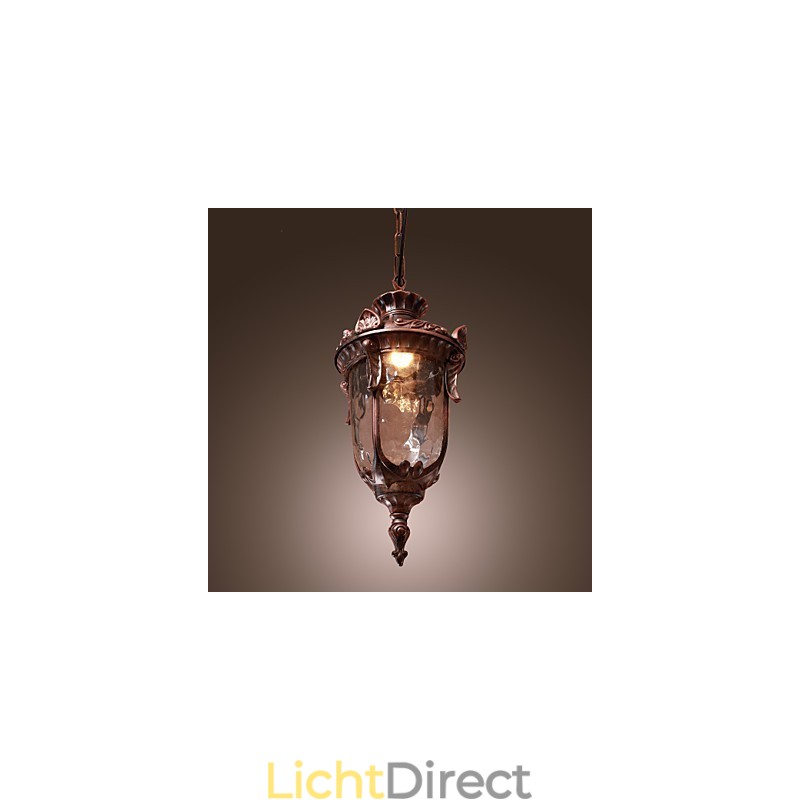 Antiek geïnspireerde hanglamp met 1 lichtbron