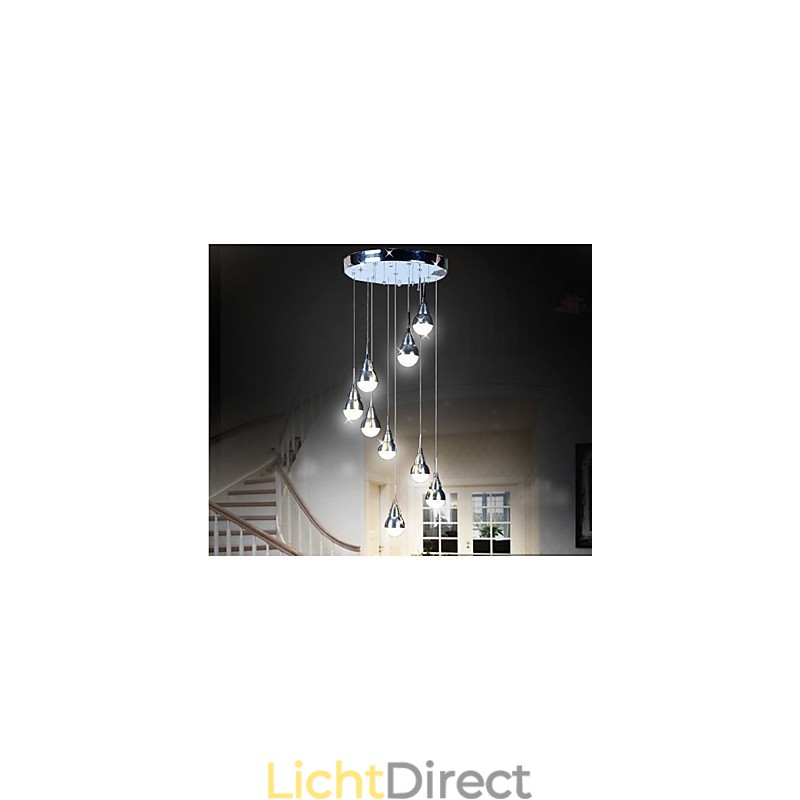 Lampen en lantaarns Trappodium 9 Hoofd Plafondlamp
