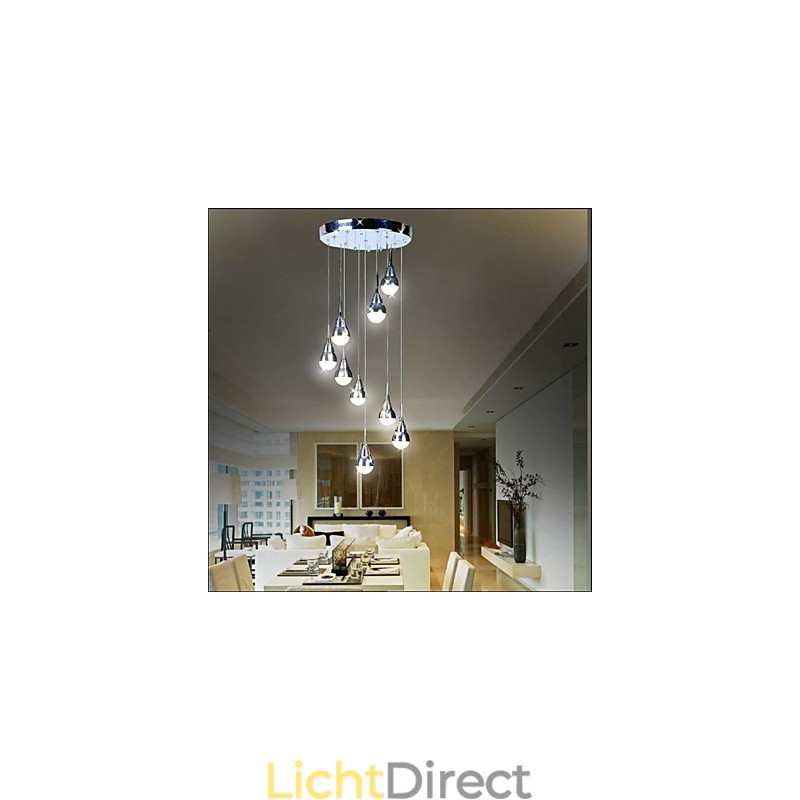 Lampen en lantaarns Trappodium 9 Hoofd Plafondlamp
