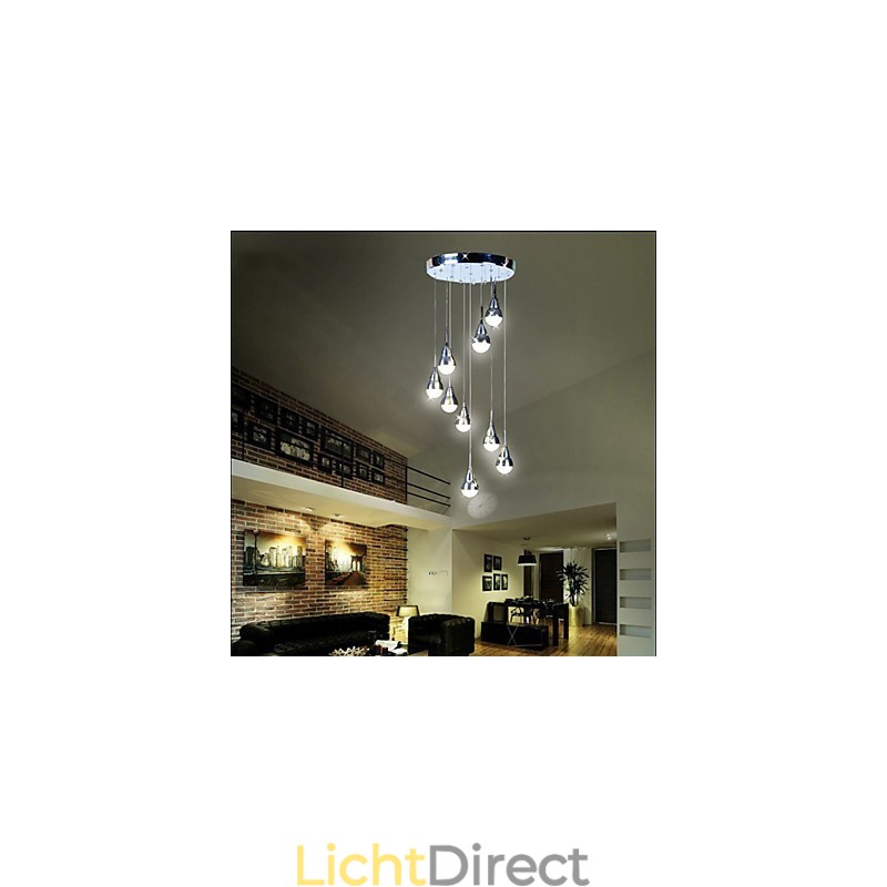 Lampen en lantaarns Trappodium 9 Hoofd Plafondlamp