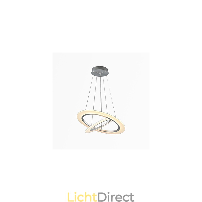 Acryl Hanglamp Plafond Hangende Kroonluchter Lampen Armaturen met 2 ringen