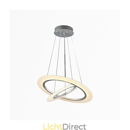 Acryl Hanglamp Plafond Hangende Kroonluchter Lampen Armaturen met 2 ringen Acryl Hanglamp Plafond Hangende Kroonluchter Lampen Armaturen met 2 ringen