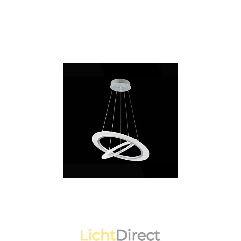 Acryl Hanglamp Plafond Hangende Kroonluchter Lampen Armaturen met 2 ringen