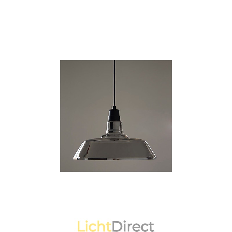 Vintage gegalvaniseerde hanglamp garage