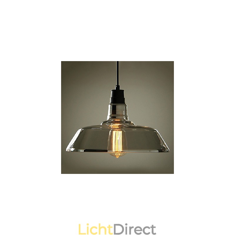 Vintage gegalvaniseerde hanglamp garage