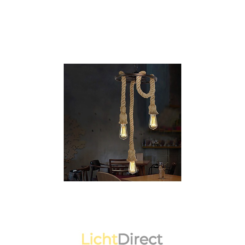 Retro Mini Stijl Gegalvaniseerde Metalen Hanglamp
