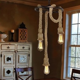 Retro Mini Stijl Gegalvaniseerde Metalen Hanglamp