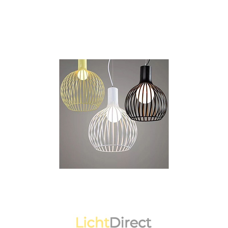 Amerikaanse Retro Gecontracteerde Smeedijzeren Vogelkooi Kroonluchter Lamp Licht