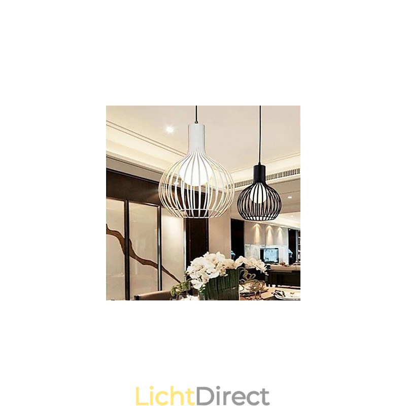 Amerikaanse Retro Gecontracteerde Smeedijzeren Vogelkooi Kroonluchter Lamp Licht