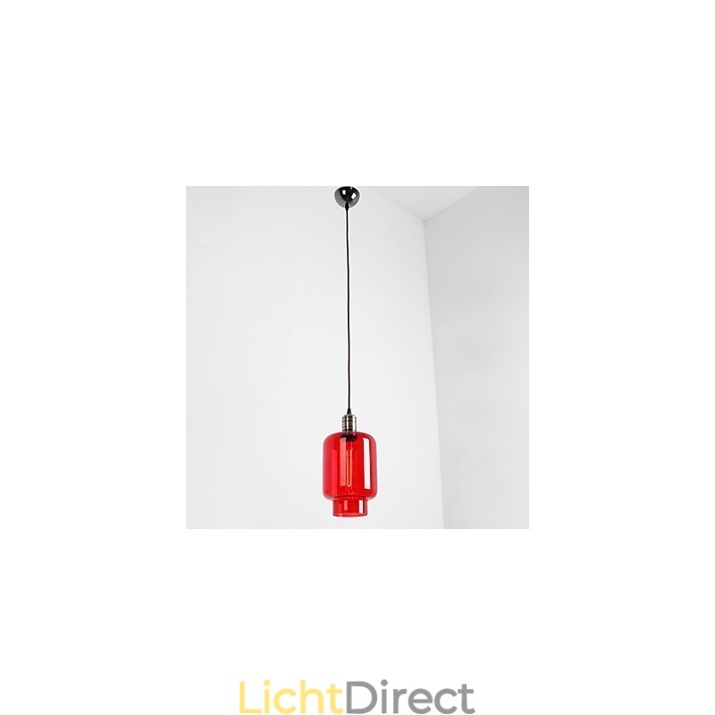 Moderne plating glazen 1 lichts hanglamp
