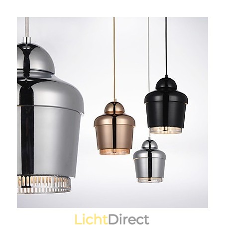 Hanglamp 1 Licht Moderne Eenvoud Gouden Chroom Zwart Wit Koolstofstaal Metalen Kroonluchter Hanglamp 1 Licht Moderne Eenvoud Gouden Chroom Zwart Wit Koolstofstaal Metalen Kroonluchter