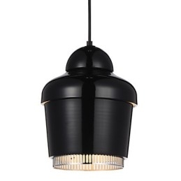 Hanglamp 1 Licht Moderne Eenvoud Gouden Chroom Zwart Wit Koolstofstaal Metalen Kroonluchter