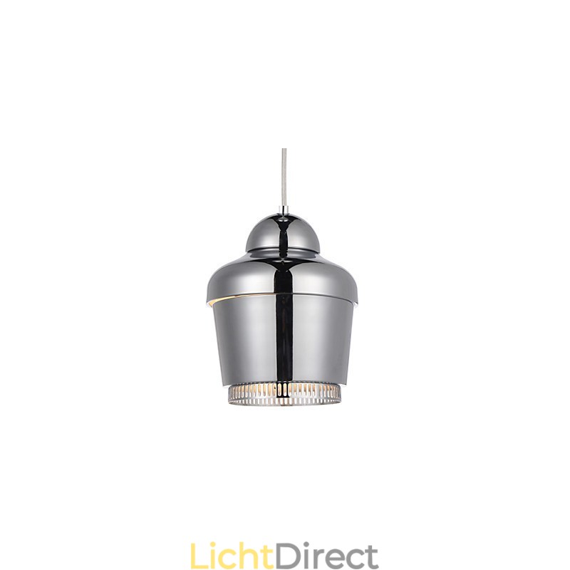 Hanglamp 1 Licht Moderne Eenvoud Gouden Chroom Zwart Wit Koolstofstaal Metalen Kroonluchter