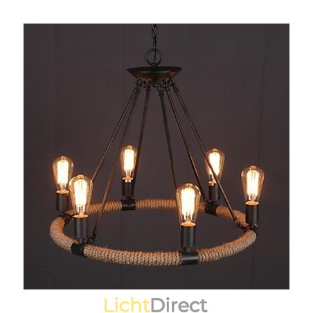 Hanglamp van metaal in landelijke mini-stijl Hanglamp van metaal in landelijke mini-stijl