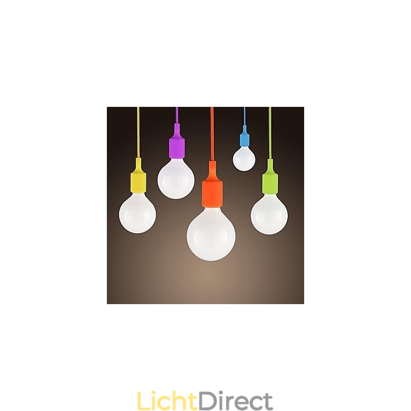 Mini Hanglamp 1 Licht Modern Minimalistisch Siliconen Snoepkleuren