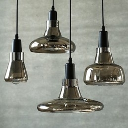 Gecontracteerde en hedendaagse schaduwmode decoratie glazen kroonluchter