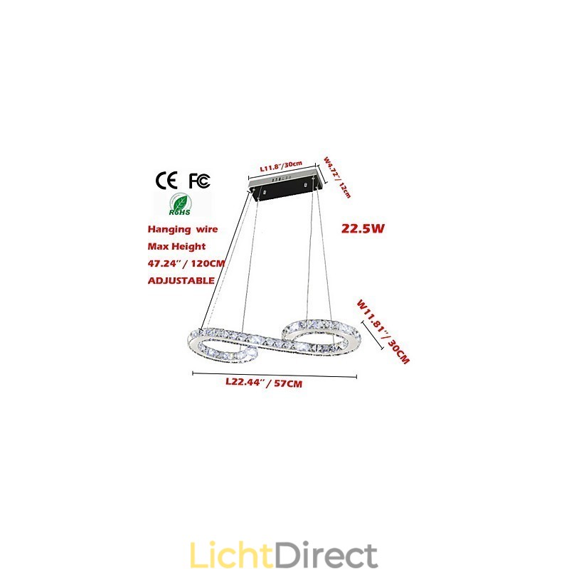 Model Hanglamp Moderne Kristallen Lampen Verlichting Luxe Plafondlamp Armaturen