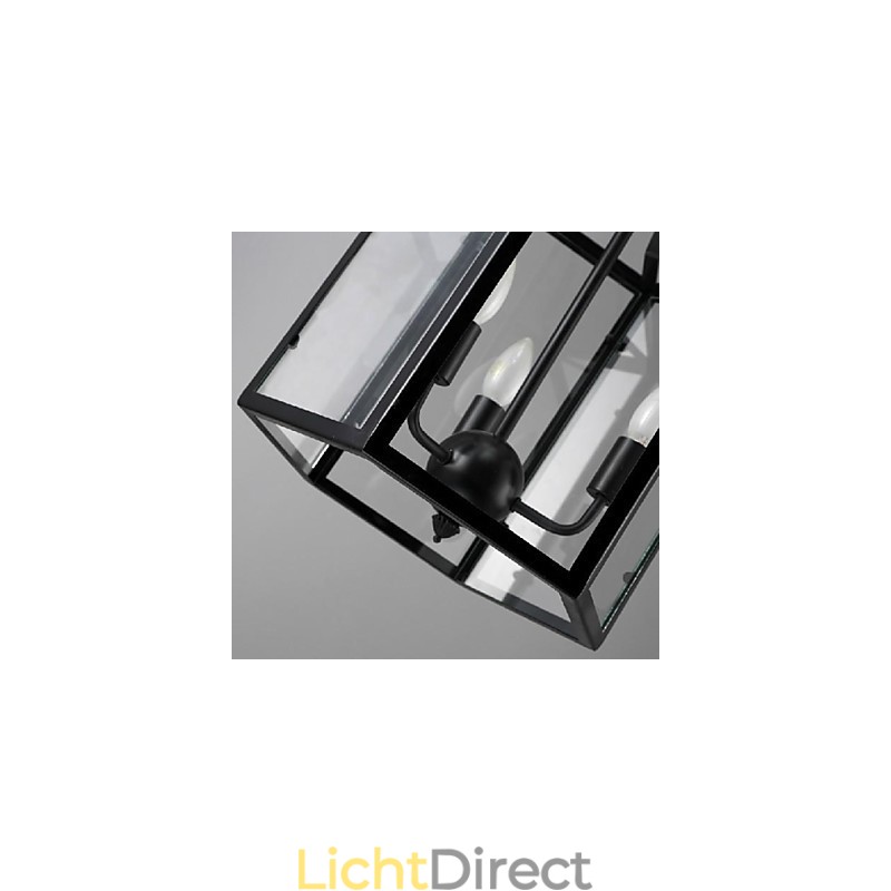 Traditionele Klassieke Vintage Retro Lantaarn Land Mini Stijl Schilderij Metalen Hanglamp Eetkamer