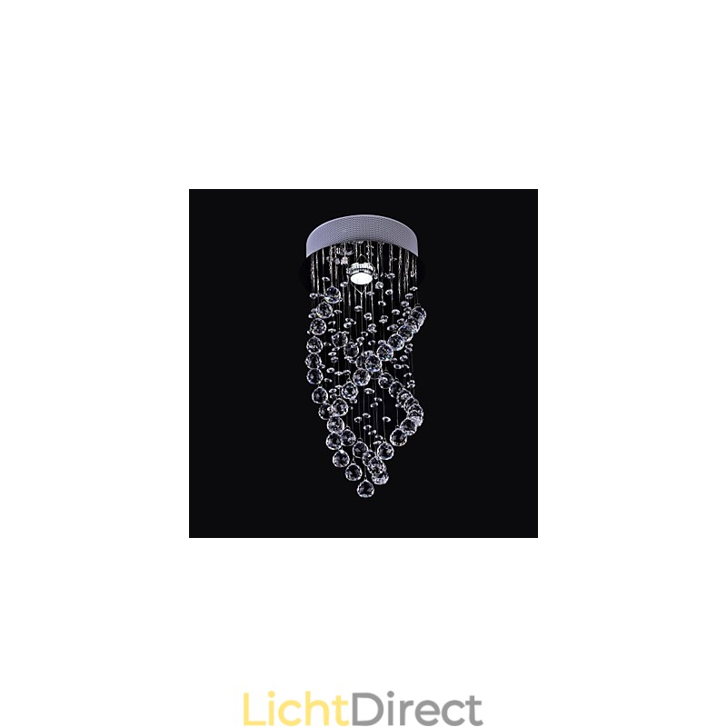 Moderne eigentijdse kristalchroom kristal inbouw