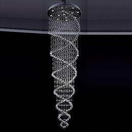 Moderne eigentijdse traditionele klassieke rustieke lodge vintage land eiland kristal gegalvaniseerde metalen hanglamp