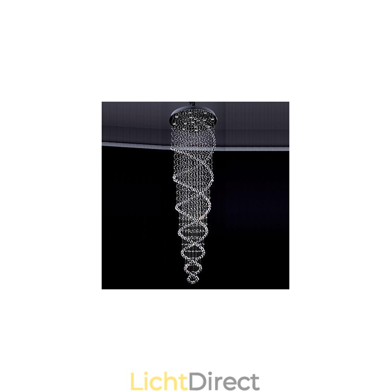 Moderne eigentijdse traditionele klassieke rustieke lodge vintage land eiland kristal gegalvaniseerde metalen hanglamp