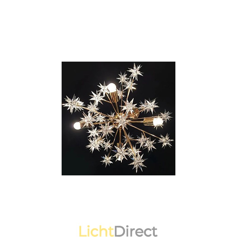Creatieve Spark Smeedijzeren Bal Sterren Hanglamp Sfeer